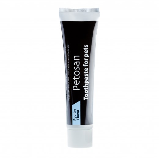 Petosan Zahncreme mit Geflügelgeschmack