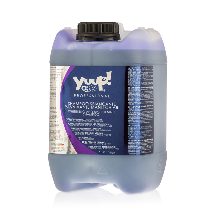 Yuup! Professional Shampoo aufhellend für weisses Fell "Whitening and Brightening"