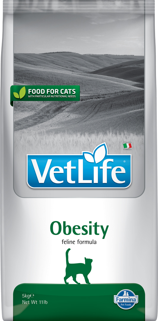Trockenfutter Farmina VetLife Obesity - Cat Adult