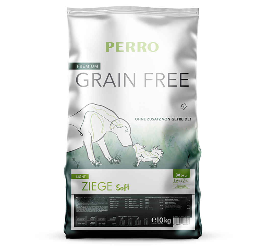 PERRO Grain Free Adult Light Ziege Soft