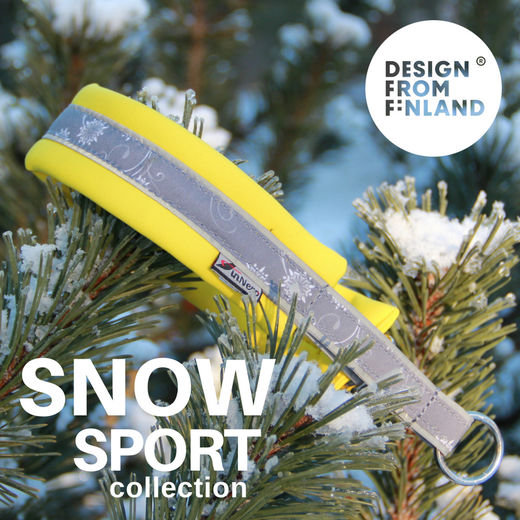 SNOW SPORT Zugstopp Halsband mit Neopren