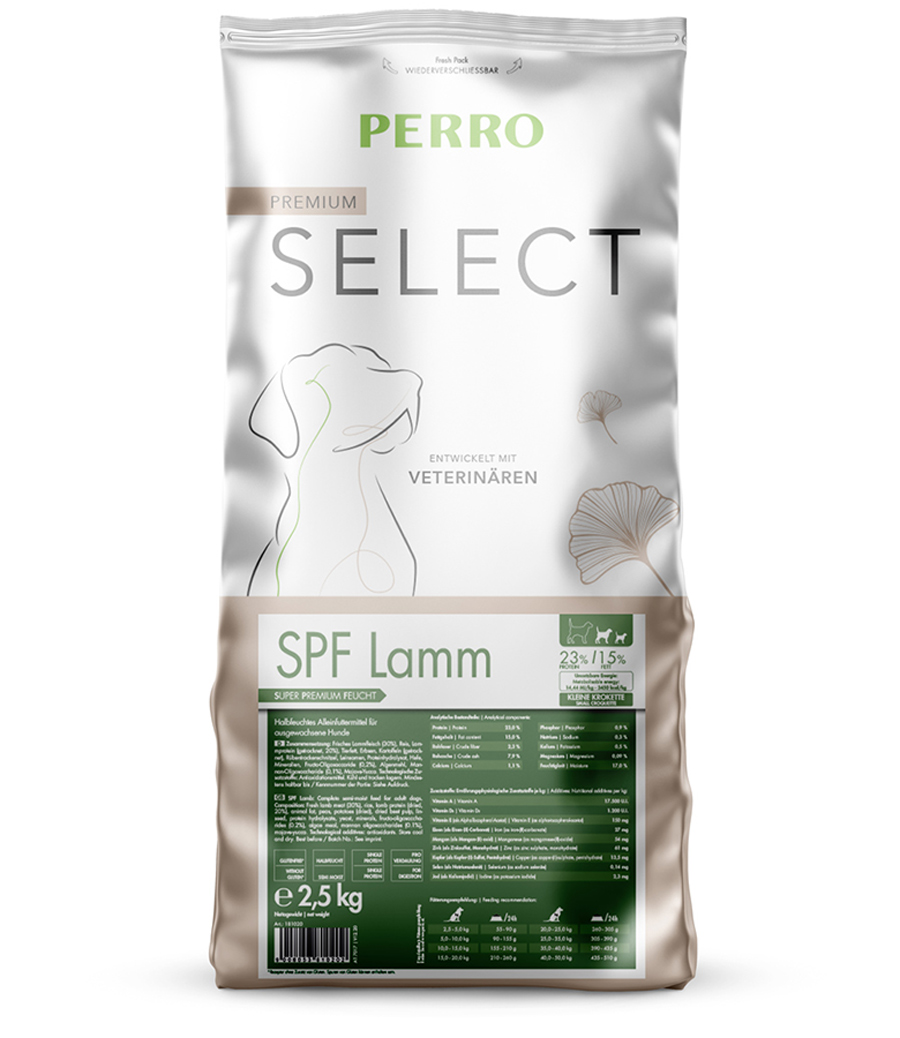 PERRO Select SPF Lamm - kleine Rassen