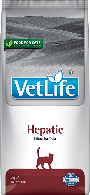 Trockenfutter Farmina VetLife Hepatic - Cat Adult