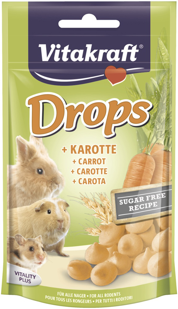 Drops Karotte Snacks für Zwergkaninchen 75 g