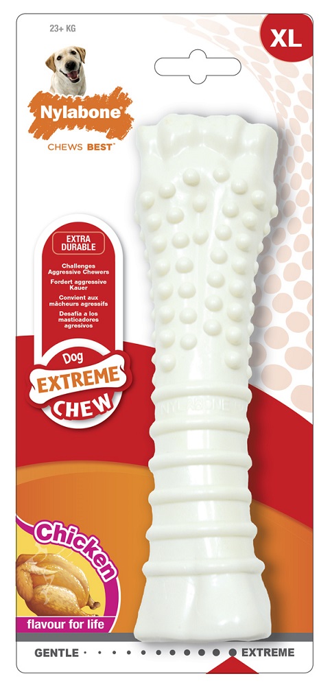Nylabone Durable Kauknochen mit Huhngeschmack
