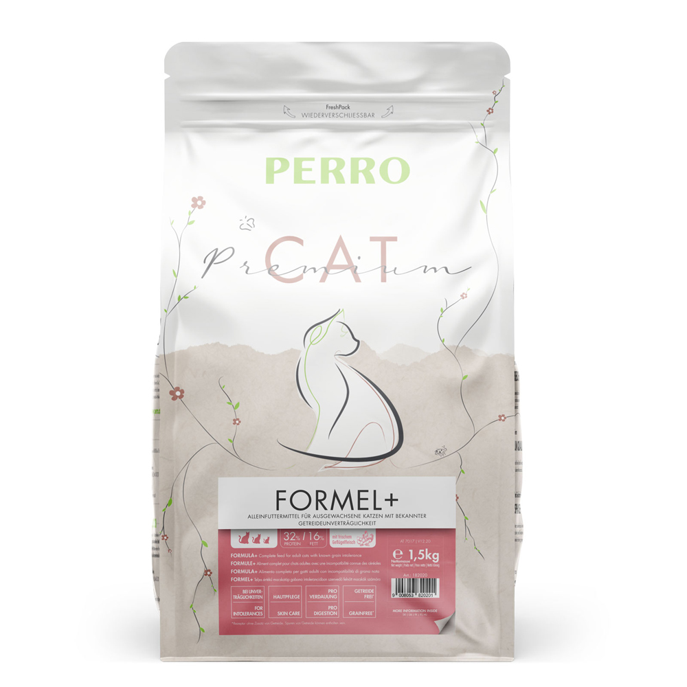 PERRO Cat Premium Formel+ Ohne Getreide