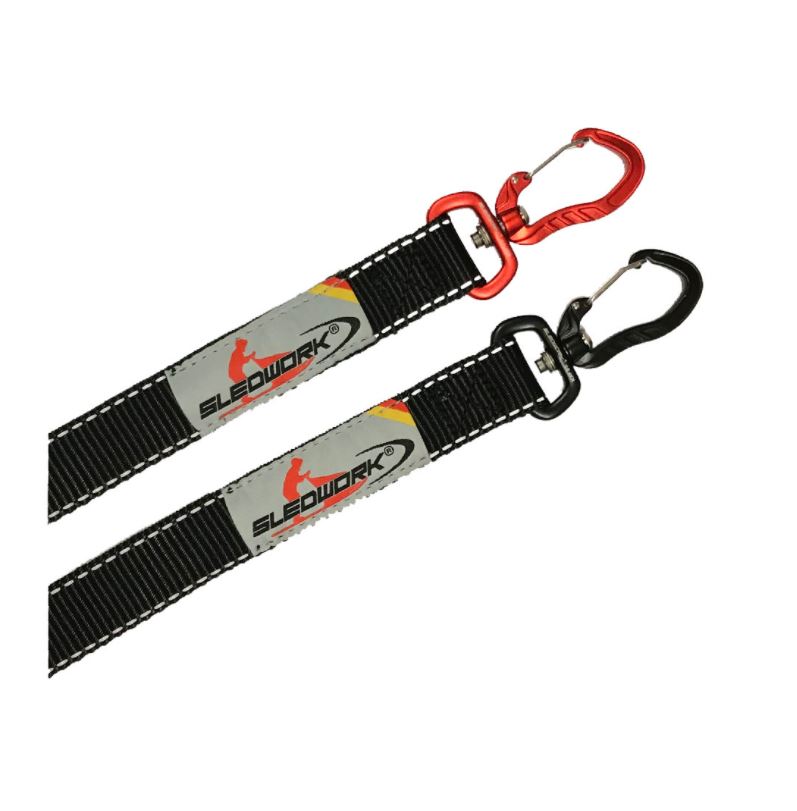 Leine The Black One "CaniX Leash single mini" mit Alukarabiner