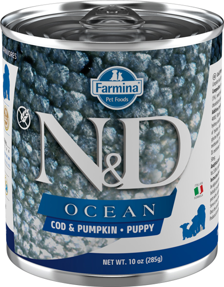 Nassfutter Farmina N&D Ocean - Puppy Kabeljau & Kürbis