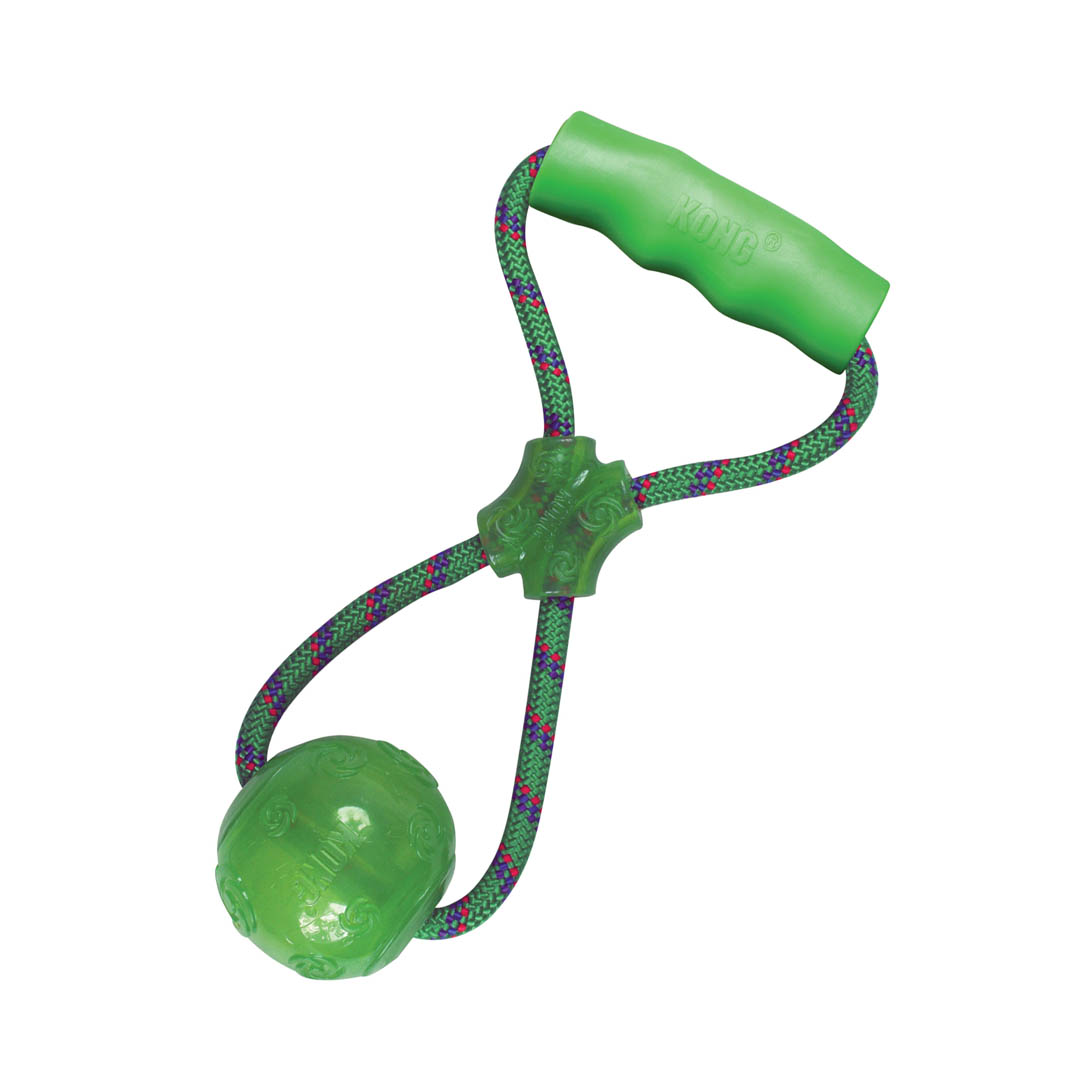 Kong Squeezz Ball mit Seil