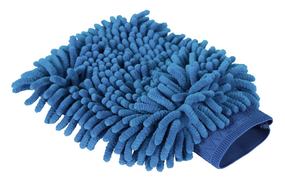 Putzhandschuh Microfaser royal blau