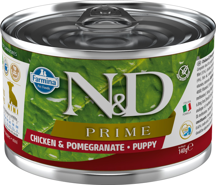 Nassfutter Farmina N&D Prime - Puppy Mini Huhn & Granatapfel