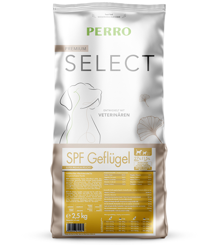 PERRO Select SPF Geflügel - grosse Rassen