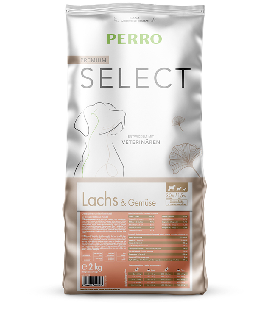 PERRO Select Grainfree Lachs & Gemüse