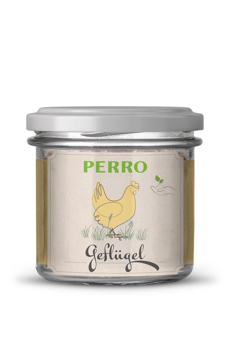 PERRO Geniesser Glas Katze - Huhn