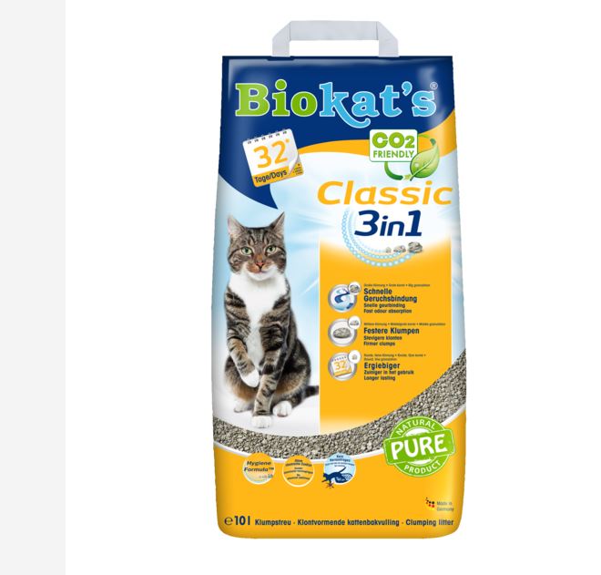 Katzenstreu "Biokats Classic" Klumpstreu aus Naturton