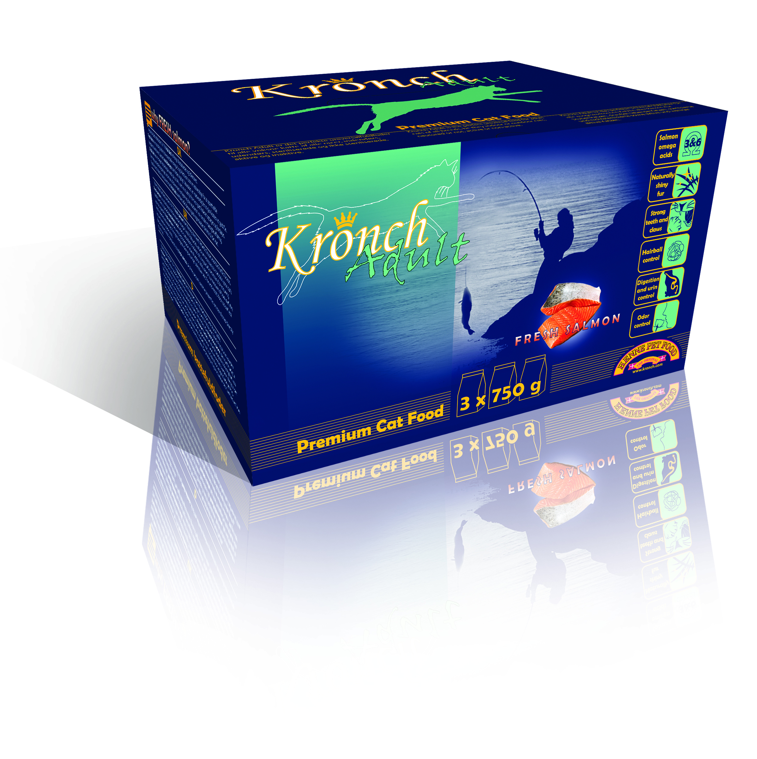 Henne Pet Food Katze Kronch Adult