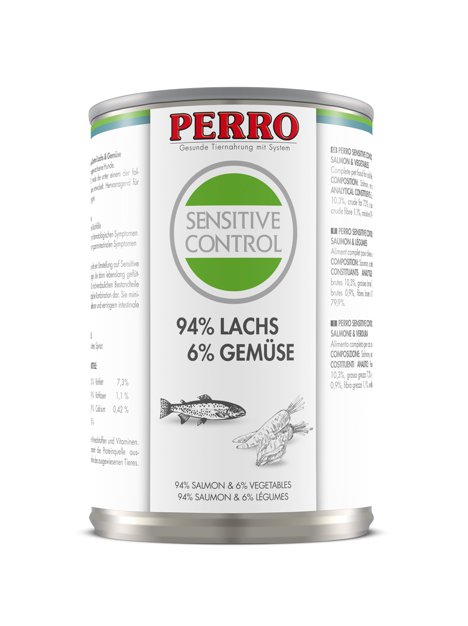 PERRO Sensitive Control Lachs + Gemüse