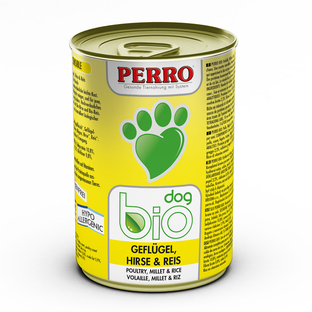 PERRO Bio Geflügel Hirse und Reis