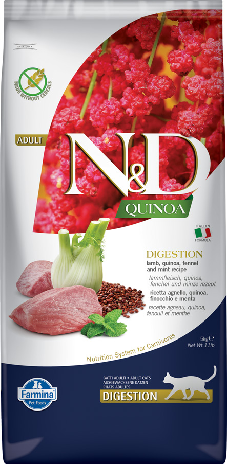 Trockenfutter Farmina N&D Quinoa Digestion - Cat Adult