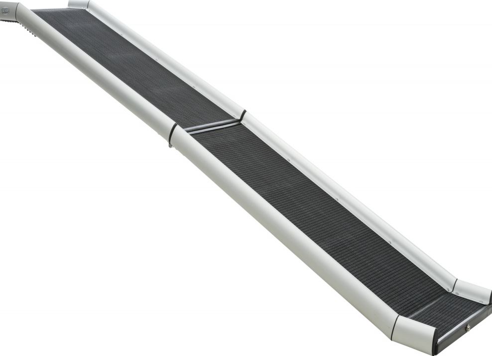 Klapprampe Aluminium/Gummi