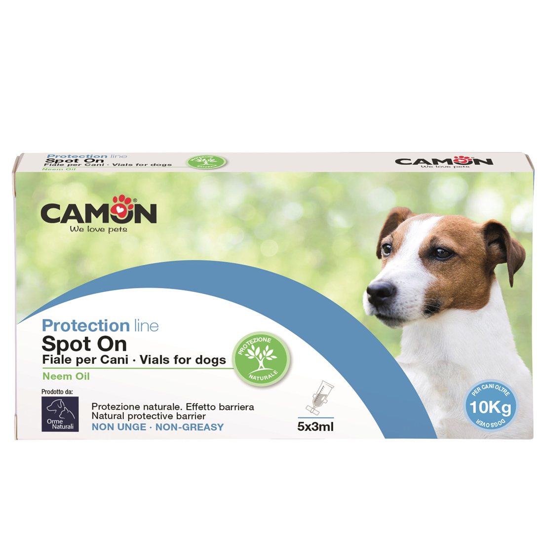 Orme Naturali Spot-On Ampullen mit Neem-Öl Hund