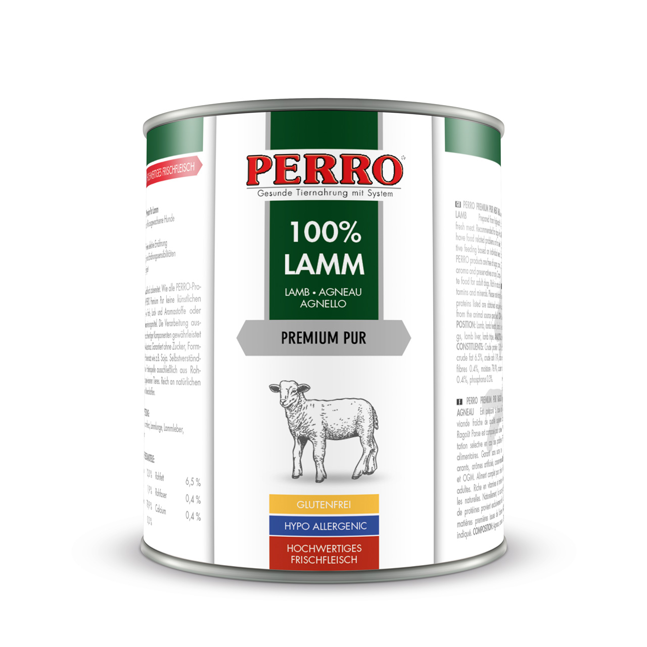 PERRO Premium Pur Lamm
