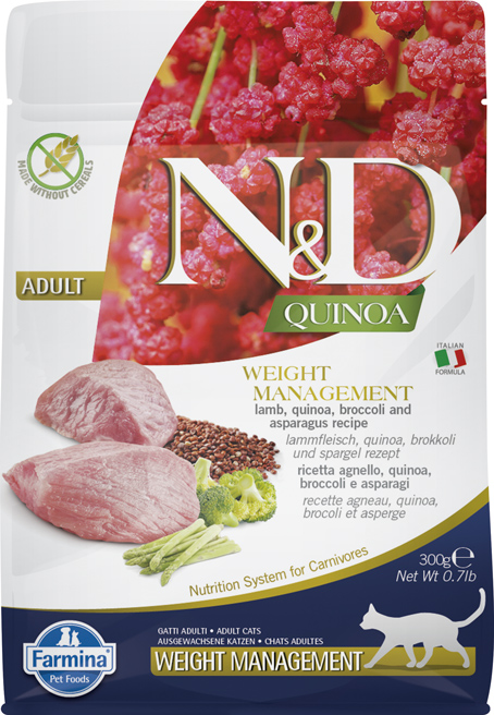 Trockenfutter Farmina N&D Quinoa Weight Management - Cat Adult
