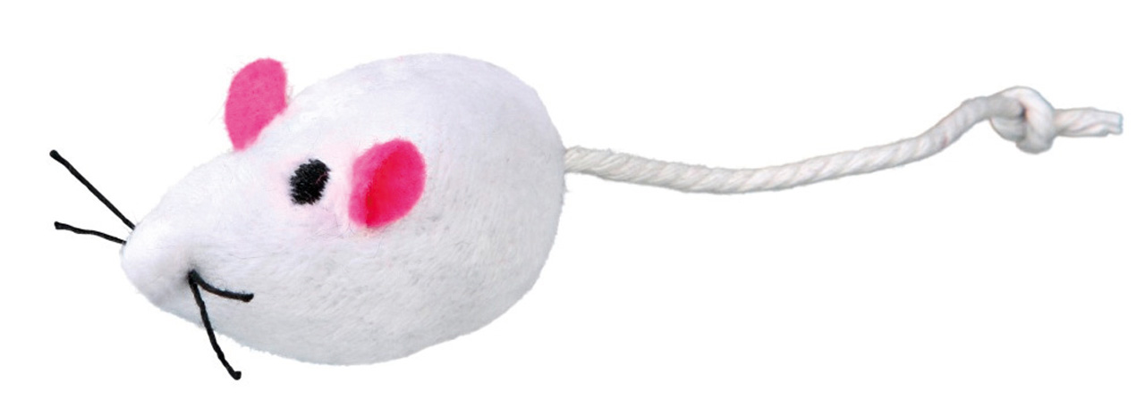 Plüschmäuse mit Schelle
