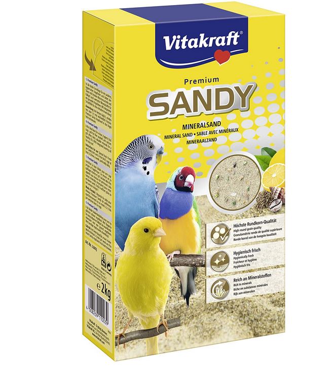 Sandy Vogelsand 3plus 2,5kg Einstreu