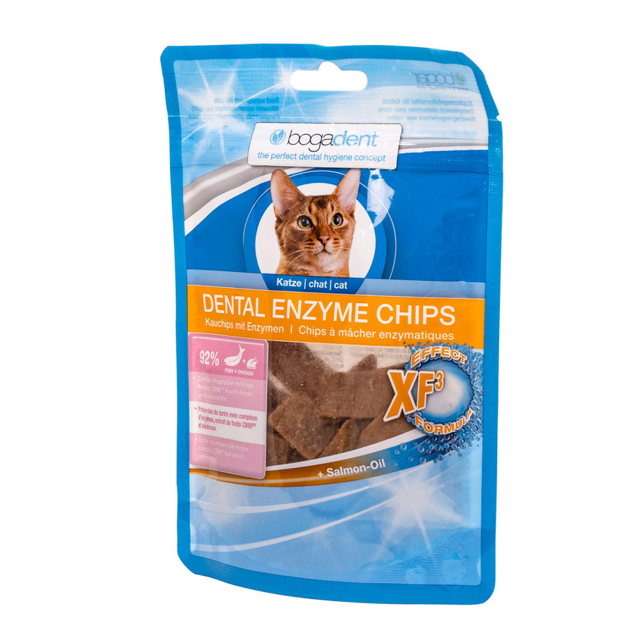 bogadent DENTAL ENZYME CHIPS FISH Katze