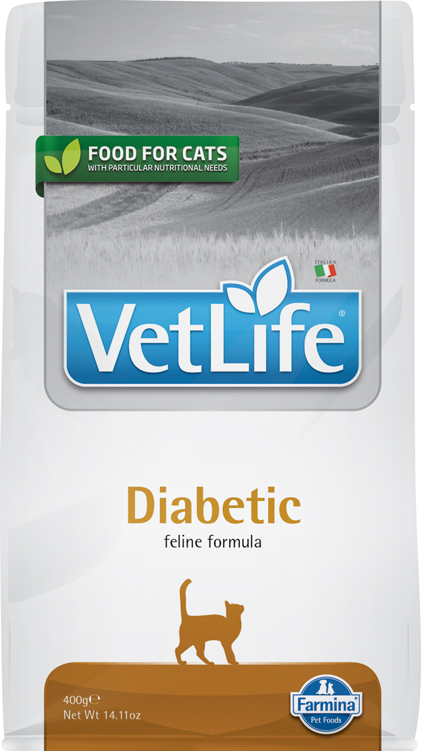 Trockenfutter Farmina VetLife Diabetic - Cat Adult