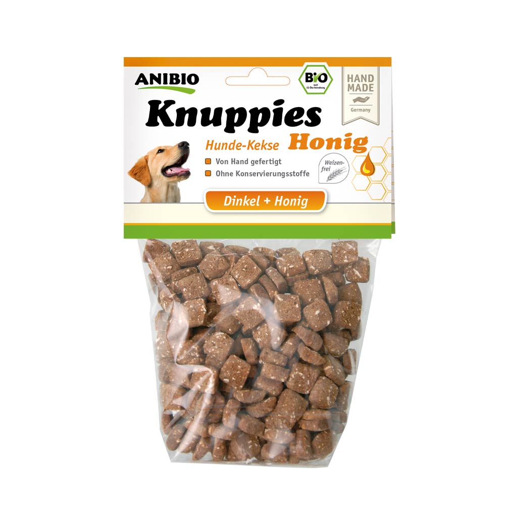 ANIBIO Knuppies glutenfrei Bio Dinkel und Honig