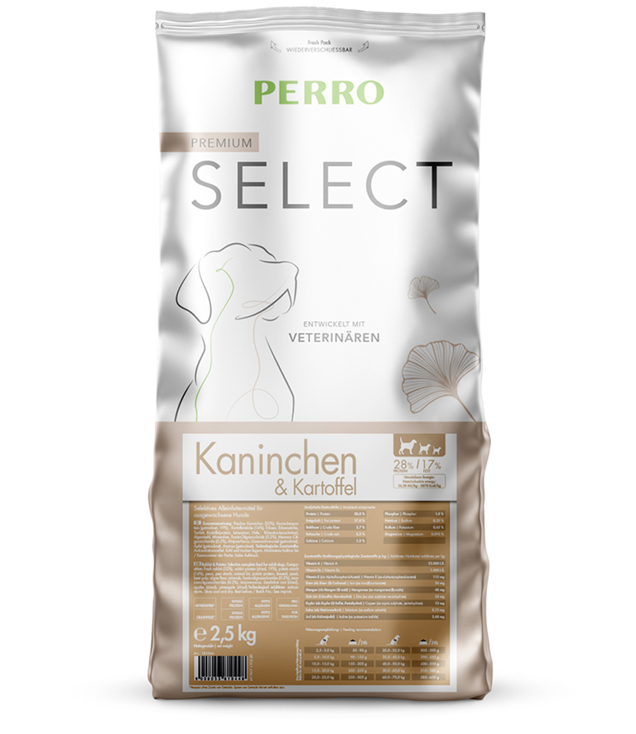 PERRO Select Grainfree Kaninchen & Kartoffel