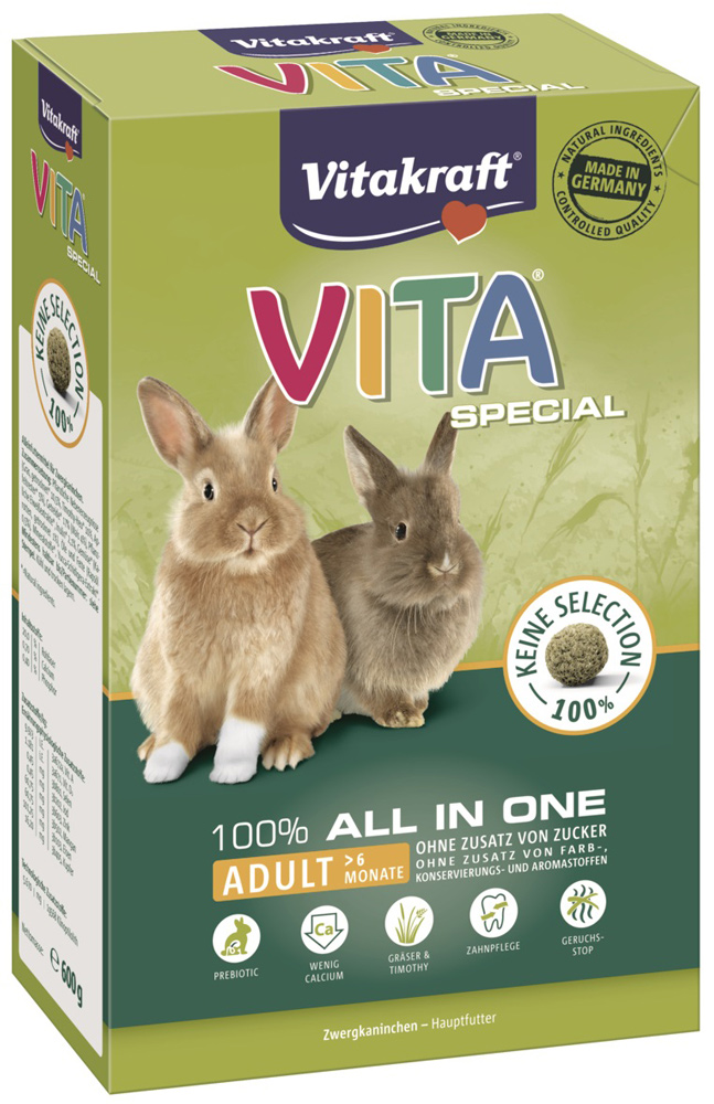 Vita® Special Regular Hauptfutter für Zwergkaninchen